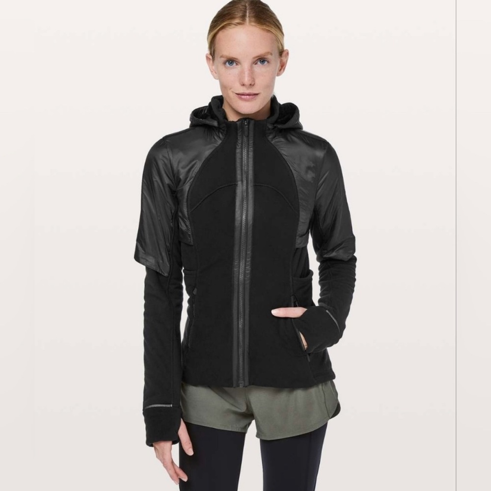 Lululemon Athletica Black Fleece Jacket